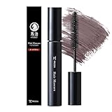 PROSIA(プロシア) ヘアマスカラ 白髪隠し ダークブラウン 10mL 日本製 白髪 徐々に染まる ヘアスティック 馬油 保湿 アホ毛 対策 生え際 こめかみ リタッチ 女性用 アイメディア