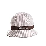 RejectedすべてTraditions ®かわいいベビーガールズリバーシブルコットンRemovabl Bowknot Sun Bucket帽子キャップ – ホワイト Free