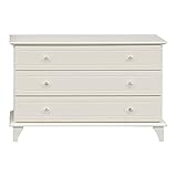 アルファタカバ プリンセスチェストシリーズ レイア 100cm幅3段 取っ手クリスタルハートクリア