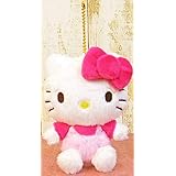 ナカジマコーポレーション(Nakajimacorp) ほわほわ ハローキティ MC ピンク H10.5xW9xD6cm ぬいぐるみ マスコット キーホルダー ボールチェーン付 143044-20