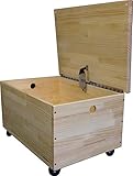日本国内生産 高さ37cm座りやすい収納BOX～「ラジアータパインコッフェルベンチＳシリーズ（中）」《手づくり木のおもちゃＨＵＧ ＨＵＧ(はぐはぐ）》