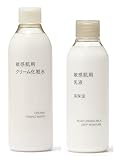 【セット商品】無印 良品 敏感肌用クリーム化粧水(300ml) ＋ 敏感肌用乳液 高保湿（200ml)