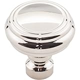 トップノブ – tk880pn – Brixton Rimmedノブ1 1 / 4 in。 – ポリッシュニッケル – Devonコレクション