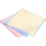 ふわふわ マイクロ ファイバー 湯上り タオル 3色 3枚組（アイボリー・ピンク・ブルー）85×85cm