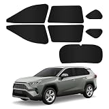BLUESEATEC トヨタ RAV4 50系 遮光 断熱 カーテン マグネット H31.4-R7.12 着脱簡単 車種専用設計 車中泊 日除け 収納袋付き 7枚セット