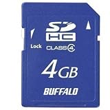 BUFFALO Class4 SDHCカード 4GB RSDC-S4GC4