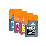 J-ECO製 GI-30 顔料 4色セット ISO14001、ISO9001、CE、SGS認証工場 キヤノン用 互換インクボトル (GI-30 GI-30BK GI-30C GI-30M GI-30Y)