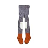 ガールズキッズグレータイツウィンターレッグウォーマーズパンツストッキング1-2 歳