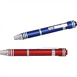 【単品/色指定不可】 ライト付ペン型ドライバーセット 【ペン型 ドライバー プラスドライバー マイナスドライバー ライト ペンライト 便利 工具 電気 明かり 粗品 販促 ノベルティ DIY】