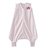 HALO Big Kids SleepSack Micro Fleece Wearable Blanket, Pink, 2-3T