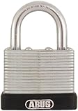 ABUS 45 / 40 C KD 1.5インチEconomyラミネート加工スチールキー設定異なる南京錠、シルバー