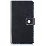 Simplism 汎用 Journal Free フリップケース ミディアム ブラック TR-UTFNUC16M-NBK