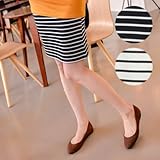 マタニティウェアボーダー柄マタニティスカート SOB7002 FREE(フリー) IVORY(アイボリー)