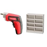 『電動ドライバー 充電式 RD110-R レッド』と『ラック スペースフィット 幅80×奥行29×高さ90cm オフホワイト S-SFR9080』のセット