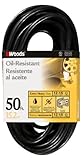 Woods 2457 12/3 SJTOW Agricultural Extension Cord, Black, 50-Feet by Woods