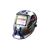 自動遮光　溶接面　溶接マスク　溶接ヘルメット　TIG、MAG、MIG、アーク対応/ 遮光速度1/25000秒 ソーラー電池採用　4番