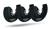 Rockwell RW8928.3 Sonicrafter 3-1/8-Inch HSS Semicircle Saw Blade with Universal Fit System, 3-Pack 