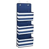InterDesign ID JRファブリックoverドアHanging Storage Organizer For子供服、毛布、玩具、寝具、洗面用品、アクセサリー 05740
