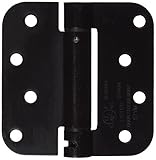 Deltana DSH4R510B Single Action Steel 4-Inch x 4-Inch x 5/8-Inch Spring Hinge [並行輸入品]