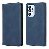 Gedurya Galaxy A53 5G ケース 手帳型 ギャラクシーa53 5g スマホケース SC-53C SCG15 用 ケース手帳型 ギャラクシー a53 携帯カバー docomo au 6.5インチ対応 Galaxy A53 5G 手帳型ケース マグネット式 カード収納 スタンド機能 全面保護 財布型 (ブルー)