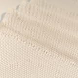 [moonfarm] 1Way ストレッチ メッシュ 生地 カラー 幅160cm ポリエステル 無地 裁縫 布 (ベージュ, 1m)