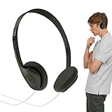 レトロ オーバーイヤー ヘッドフォン、レトロ オーバーイヤー ヘッドフォン 有線 | 軽量イヤホン,ミニステレオ軽量ヘッドフォン、スタイル有線ステレオヘッドフォン、コンピュータ用軽量ポータブルヘッドフォン