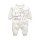 エルフ ベビー(Fairy Baby)新生児服 カバーオールロンパース 前開き 長袖 四季兼用 可愛いうさぎ柄 6M