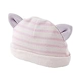 (チャックル) chuckle アニマル耳付きボーダー帽子【42-44CM・44-46CM】 ピンク 44-46cm P9278-46-20
