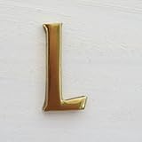 真鍮　大文字　 アルファベット　ゴールド　23mm (L)