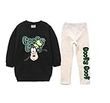 [ディズニー正品] グーフィーセット、Tシャツパンツ 2点セット goofy set (M) [並行輸入品]
