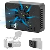 VINGVO カメラ冷却ファン ミニカメラファン リアルタイム温度表示 Sony A7M4 ZVE1 A6700 A7C2 ZV E10 ZV1 R5/R6/RP、XT4用