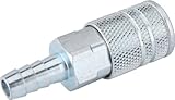 Freeman Z1414IBC .25 in. x .25 in. Industrial Barbed Coupler with Clamp