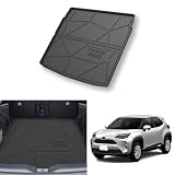 Loveyes トヨタ ヤリスクロス 10系 (2020年8月～現行) カーゴマット YARIS CROSS MXPB1/MXPJ1型 車種専用設計 2WD型専用 アクセサリー トランクマット ラゲッジマット 汚れ防止 滑り防止 傷防止 立体フロアマット 3D ラゲージトレイ 保護パーツ ロゴあり