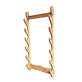 日本流 壁取付型 日本刀 刀掛台 壁掛け 取付金具付き 飾り棚 本物の木製 三本掛 刀掛け 日本刀 模造刀 居合刀 無垢材刀掛台 取付金具付き 壁掛け式 (6フロア)