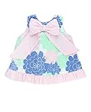 RuffleButts Infant / Toddler Girlsパステル花柄スイングトップW /ピンクSeersucker Bow カラー: ブルー