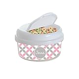 ピンクとグレー星スナックコンテナ