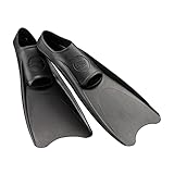 tusa sport(ツサスポーツ) シュノーケリング シュノーケル フィン ゴムフィン フルフットフィン ブラック Mサイズ UF1202 M(対応サイズ:25~27cm):480×195mm