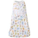 Halo Swaddlesure Adjustable Swaddling Pouch, Patchwork Animal, Newborn by Halo