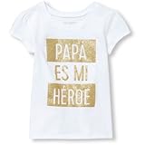 ザ・チルドレンズプレイス THE CHILDREN'S PLACE/ ショートスリーブグリッターグラフィックティ トップス半袖Tシャツ 5歳【並行輸入】