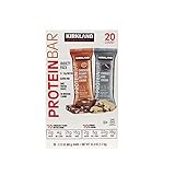 KIRKLAND SIGNATURE(カークランド) PROTEIN BAR プロテインバー Chocolate peanut butter chunk (チョコレート ピーナッツバター チャンク) & Cookies & Cream (クッキー＆クリーム) 合計 20個 [並行輸入品]