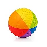CaaOchoベビー – 天然ゴムSensory Ball " Rainbow " – BPA、フタル酸、PVCフリー、食品グレードペイント