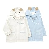 【アウトレット】Piccolo (ピッコロ) パーカー(70～90cm)キムラタンの子供服 アイボリー 70 (34106-151b)