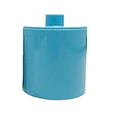 トイレットペーパー収納ケース　【Kaku’s】 1個売り　【カラー：ブルー】ホルダー　カバー　アロマ　【サイズ：（約）直径127mm×高さ146mm】