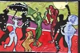 Jazzシーン装飾セラミック壁アートタイル8 x 12