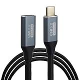 KOYOKOMA Type-C 延長ケーブル USB3.2 PD対応 データ転送 映像信号対応 MAX100W ナイロン編込 USB C オス メス タイプ C （50cm）