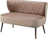 AZUMAYA 2人掛けソファ (幅110cm/素材合皮) KGI-106BR