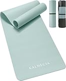 カルメシア ヨガマット 厚め 10mm トレーニングマット ストレッチマット 筋トレ マット 183cm×61cm ミント