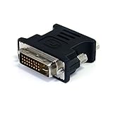 StarTech.com DVI - VGA変換アダプタ オス/メス DVI-I - VGA コンバーター ブラック DVIVGAMFBK