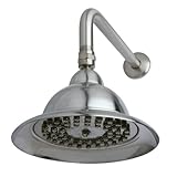 Kingston Brass K306C8CK 6 in. Diameter Shower Head with 12 in. Shower Arm