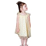 (プタス) Putarsベビー服幼児女の子のコットンスタープリントブリンネットのプリンセスドレスカジュアルスカート12ヶ月 - 4歳